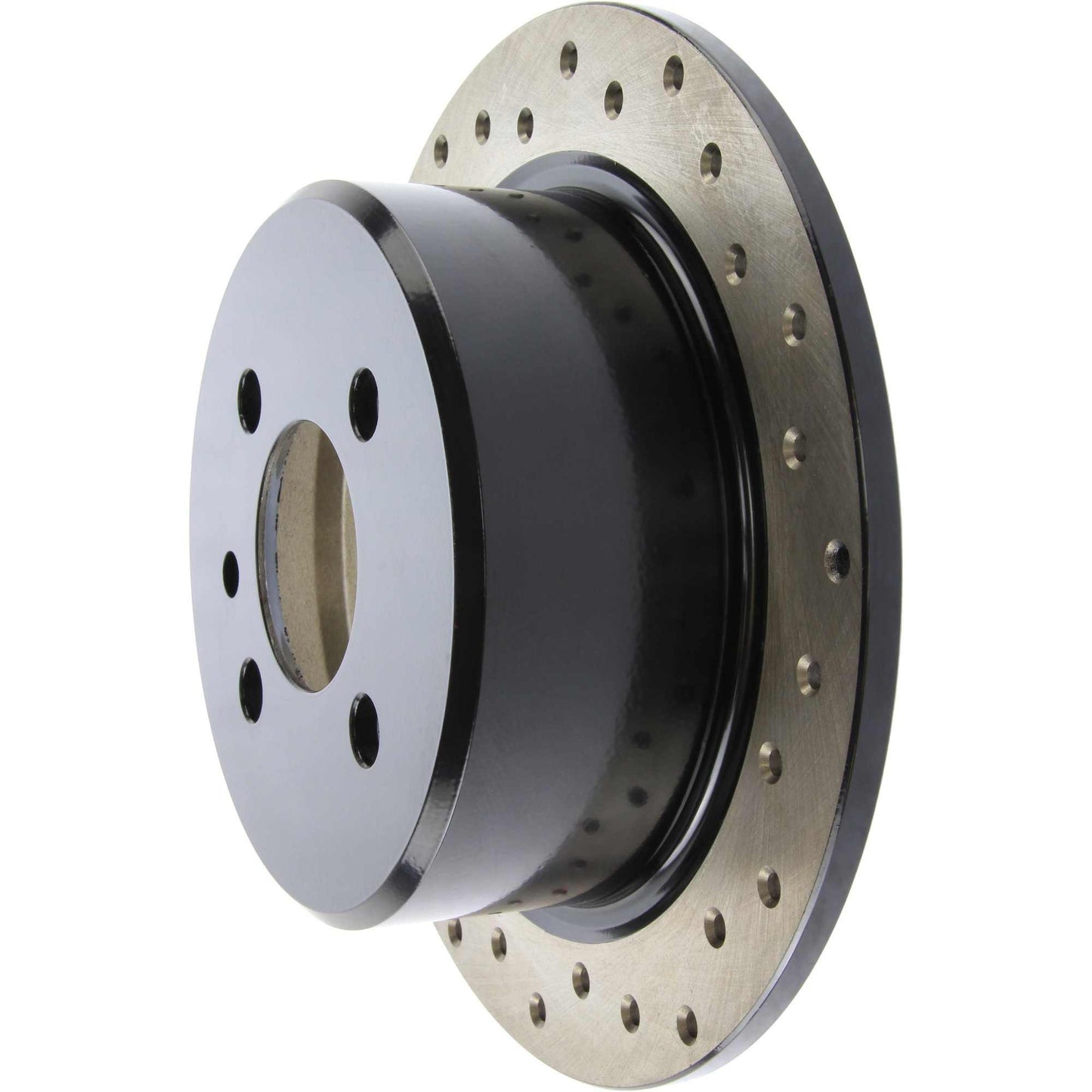 StopTech Sport Cross Drilled Brake Rotor; Rear Left