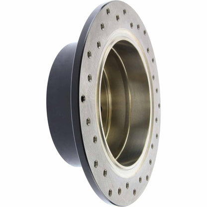 StopTech Sport Cross Drilled Brake Rotor; Rear Left