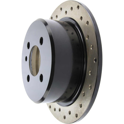 StopTech Sport Cross Drilled Brake Rotor - Rear Left 128.61066R