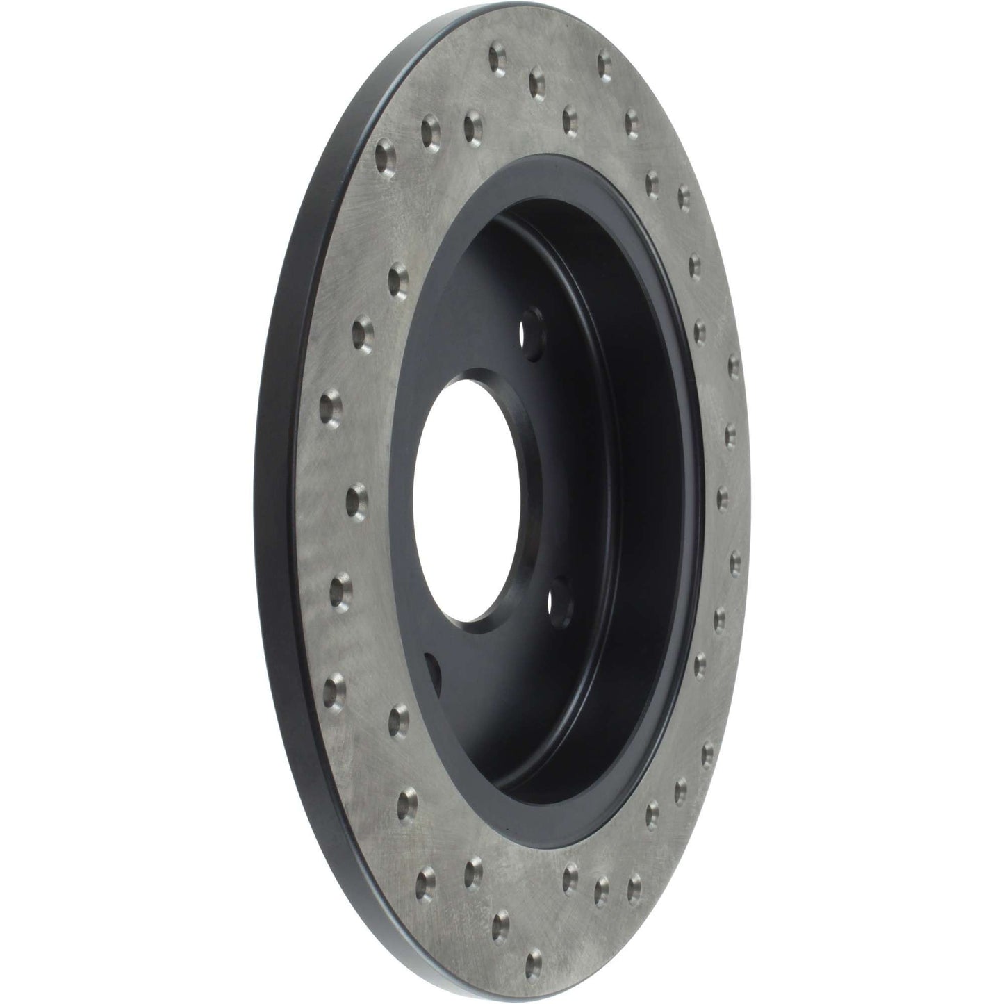 StopTech Sport Cross Drilled Brake Rotor; Rear Right