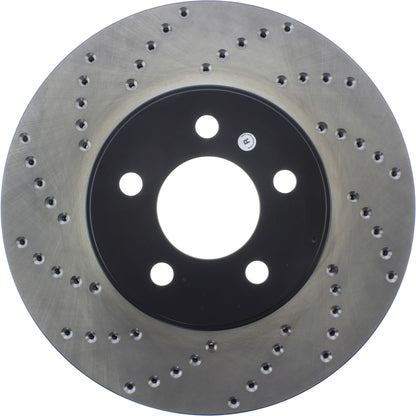 StopTech Sport Cryo Cross Drilled Brake Rotor; Front Right