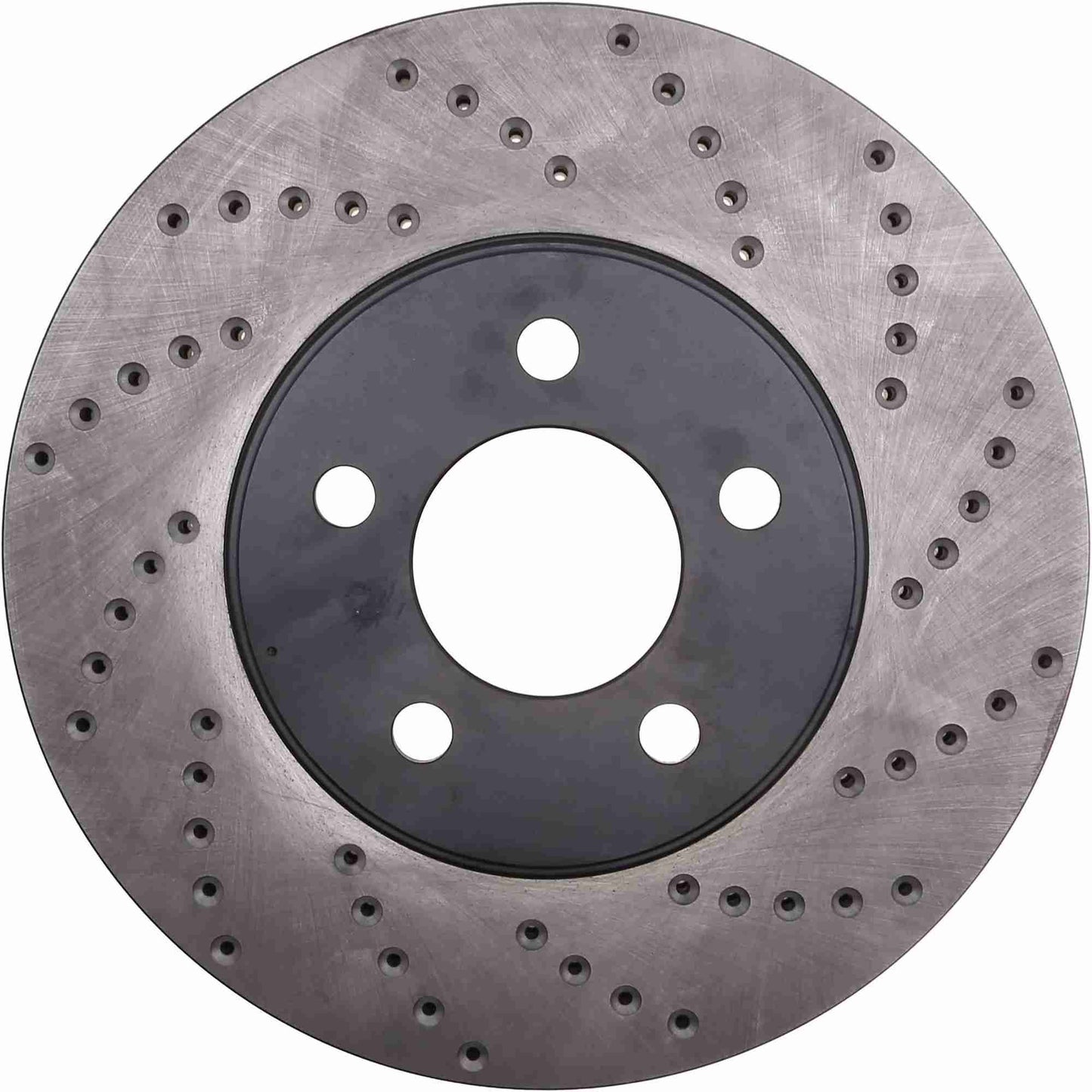 StopTech Sport Cross Drilled Brake Rotor; Front Left