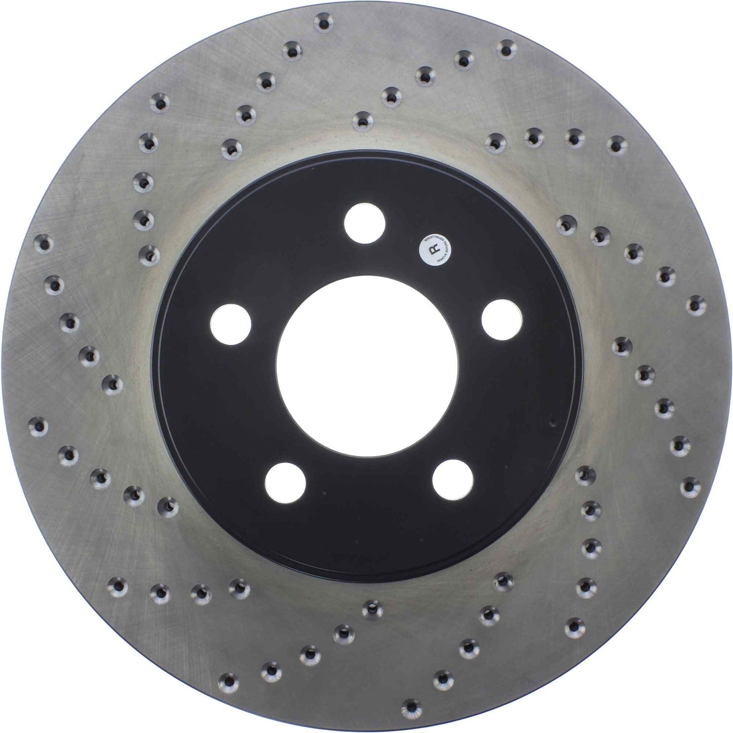 StopTech Sport Cross Drilled Brake Rotor; Front Right