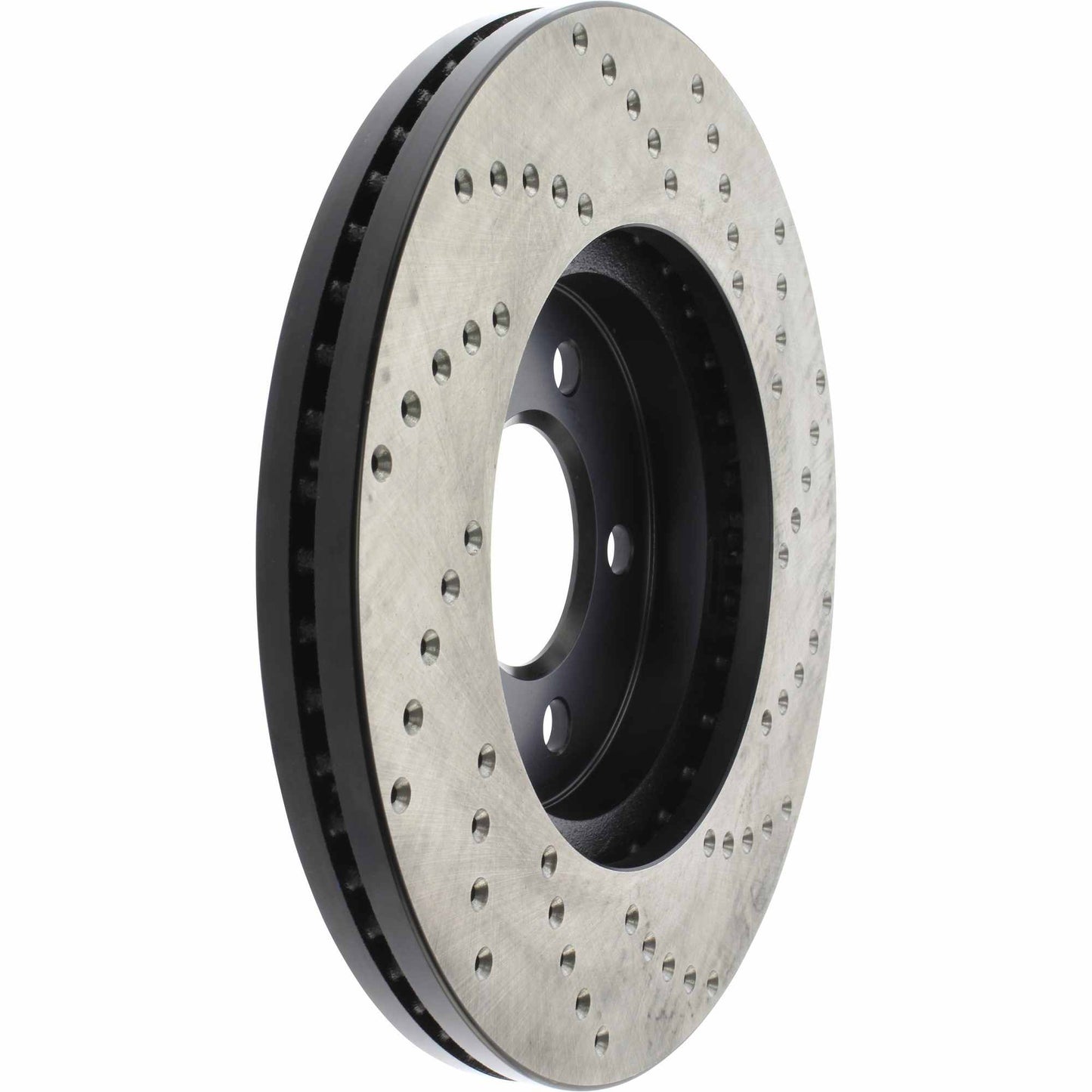 StopTech Sport Cross Drilled Brake Rotor; Front Right