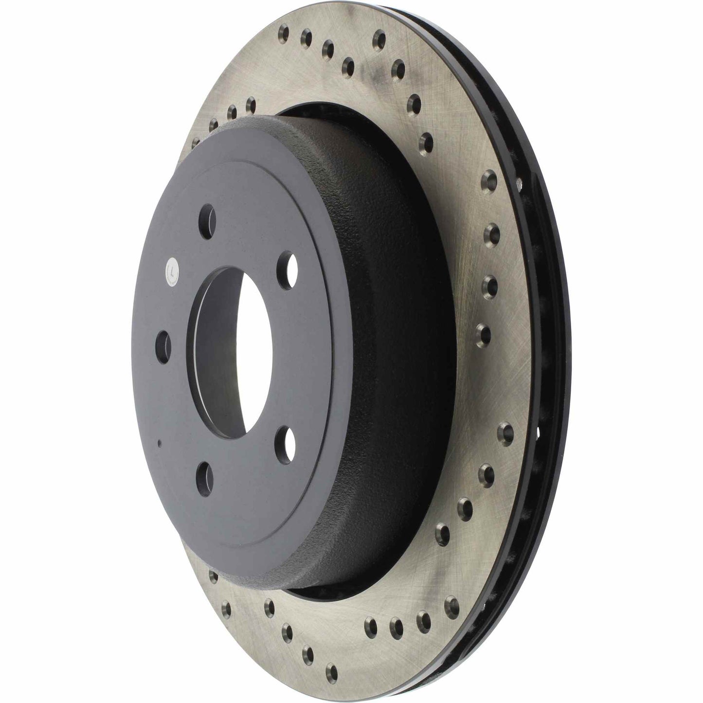 StopTech Sport Cryo Cross Drilled Brake Rotor; Rear Left