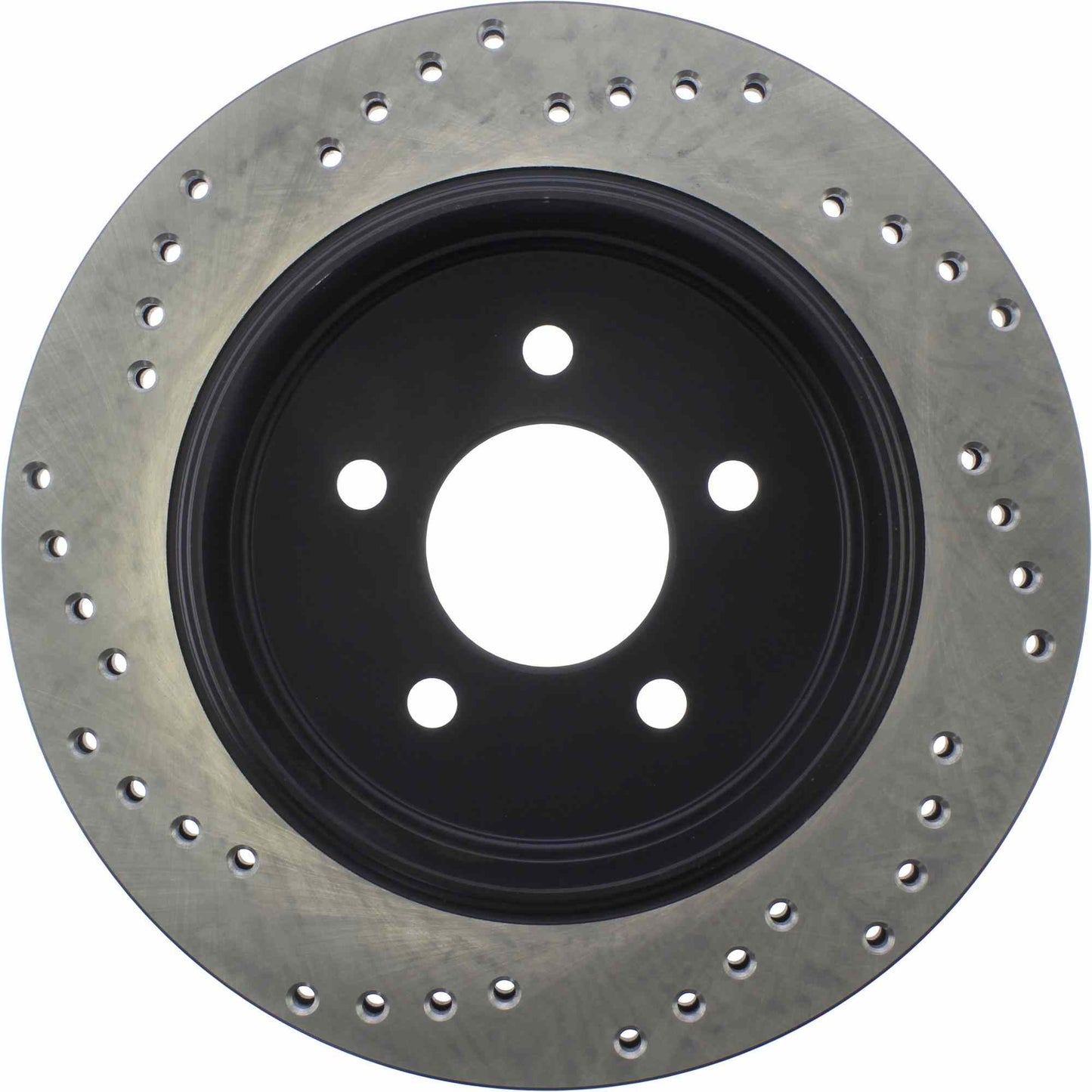 StopTech Sport Cross Drilled Brake Rotor; Rear Left