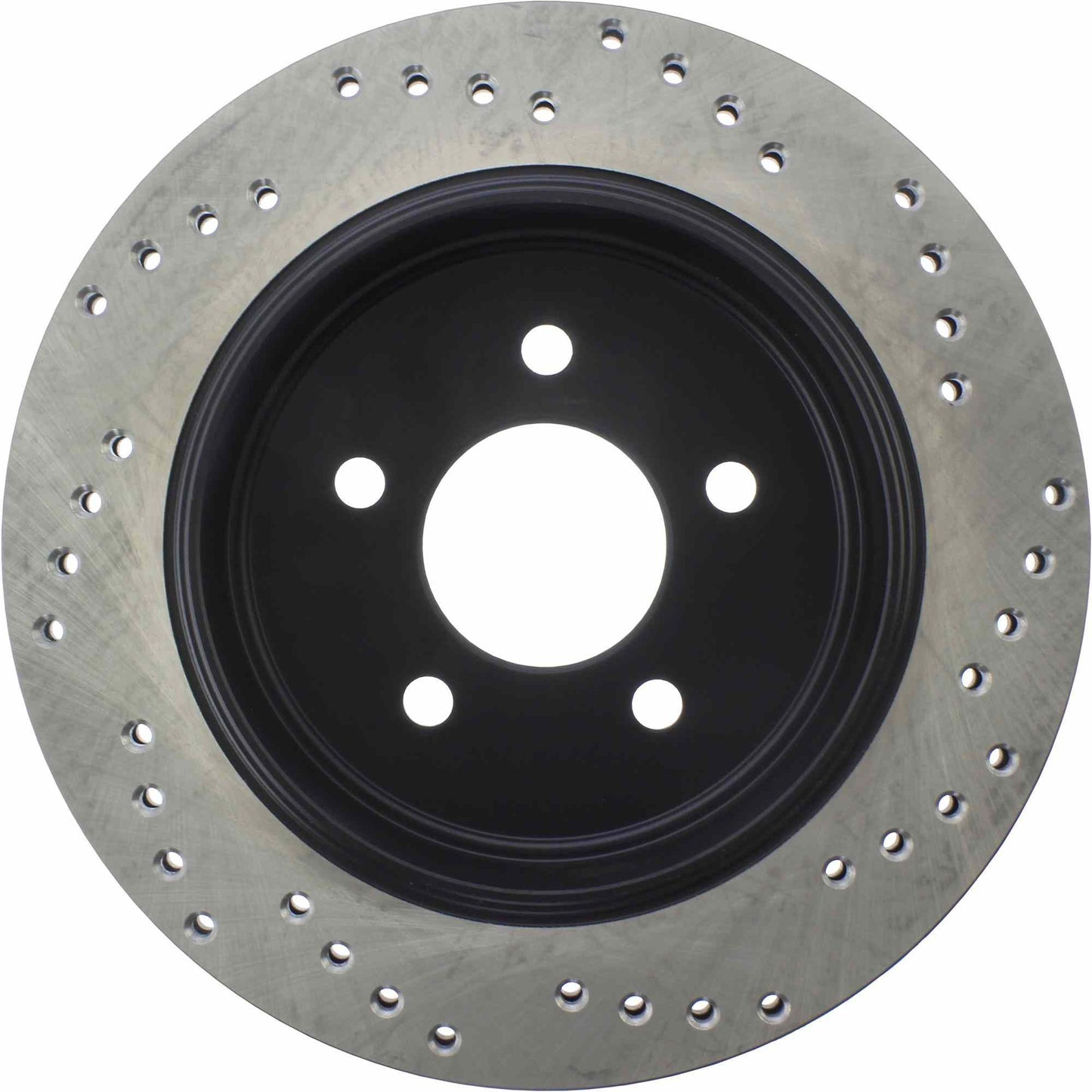 StopTech Sport Cross Drilled Brake Rotor; Rear Right