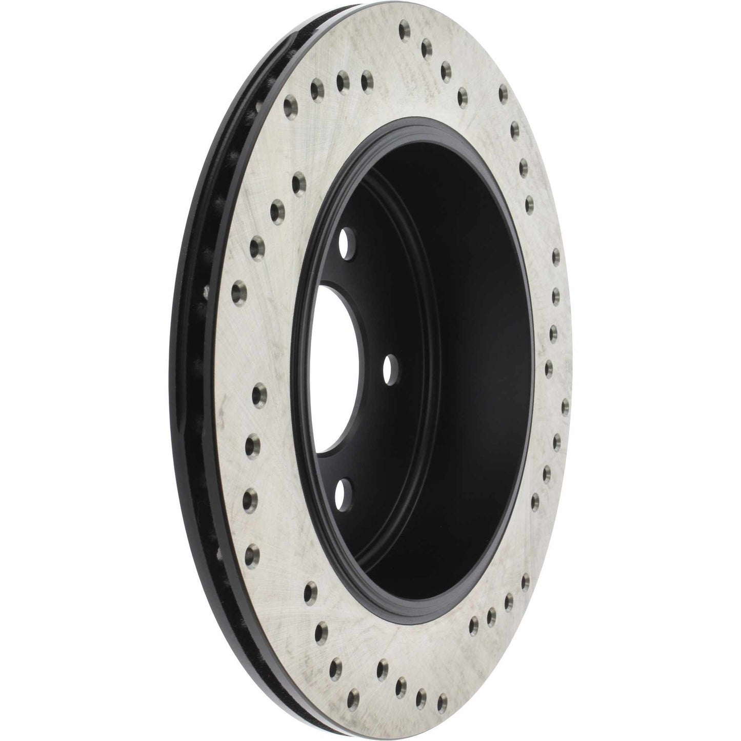 StopTech Sport Cross Drilled Brake Rotor; Rear Right