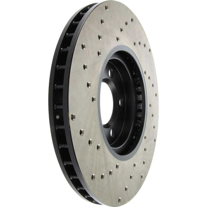 StopTech Sport Cryo Cross Drilled Brake Rotor; Front Left