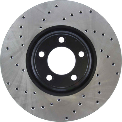 StopTech Sport Cryo Cross Drilled Brake Rotor; Front Right