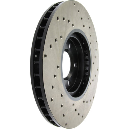 StopTech Sport Cryo Cross Drilled Brake Rotor; Front Right