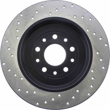 StopTech Sport Cryo Cross Drilled Brake Rotor; Rear Left
