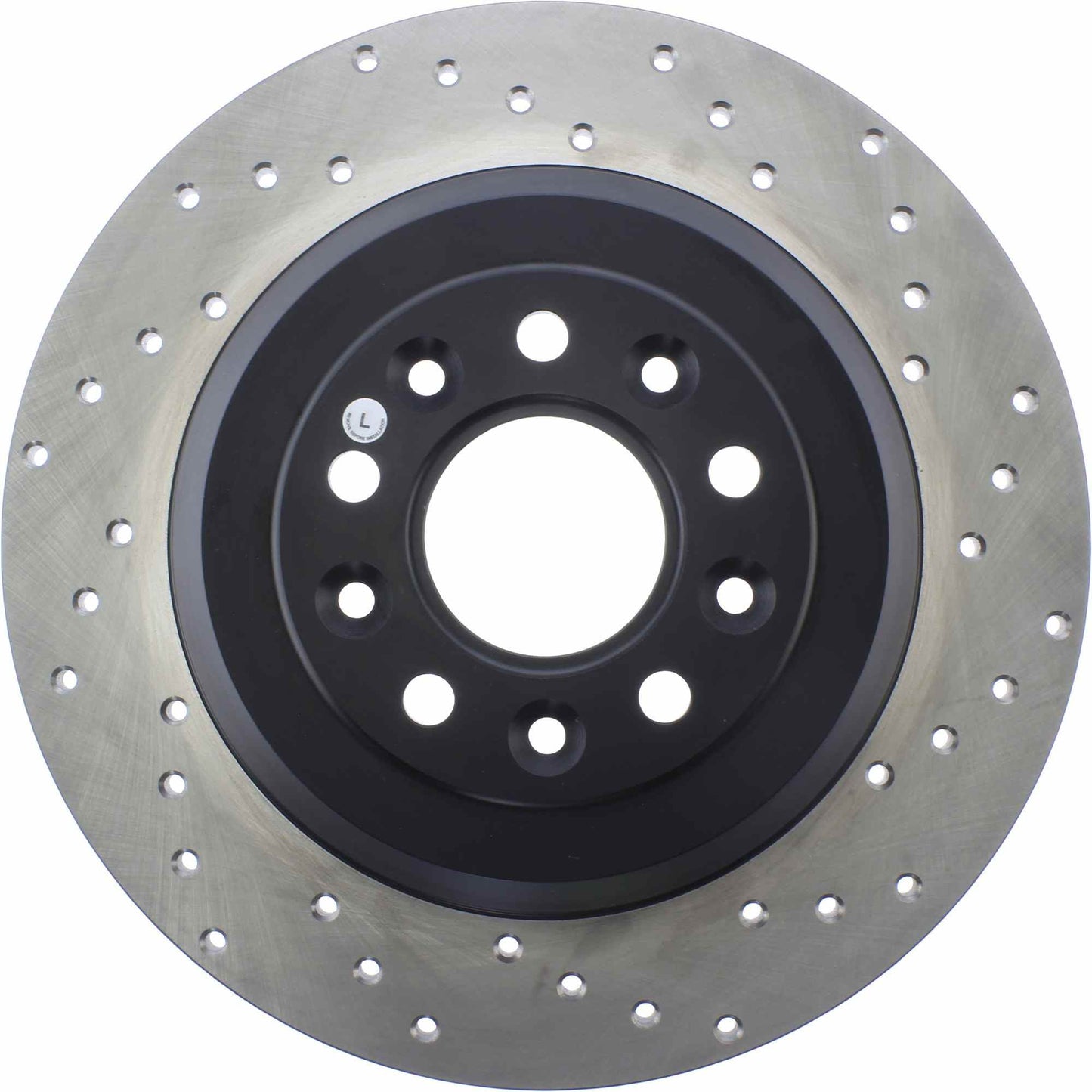 StopTech Sport Cryo Cross Drilled Brake Rotor; Rear Left