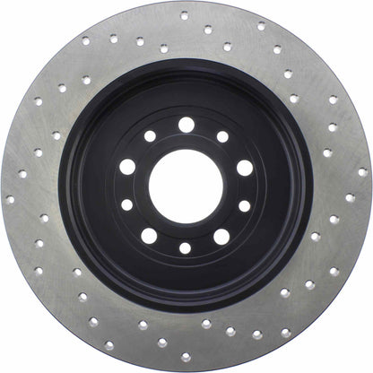 StopTech Sport Cryo Cross Drilled Brake Rotor; Rear Right