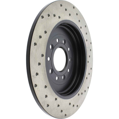 StopTech Sport Cryo Cross Drilled Brake Rotor; Rear Right