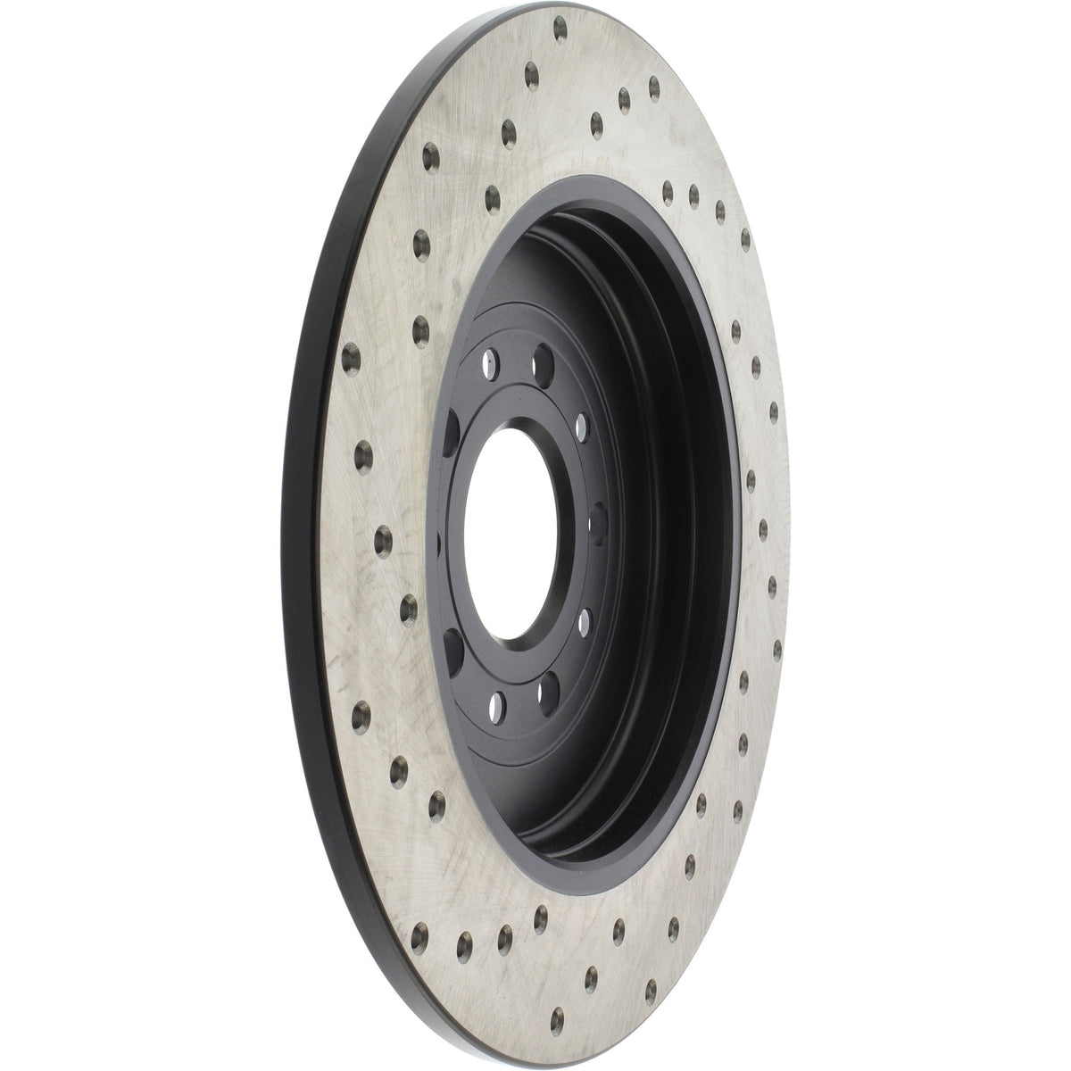 StopTech Sport Cross Drilled Brake Rotor; Rear Left