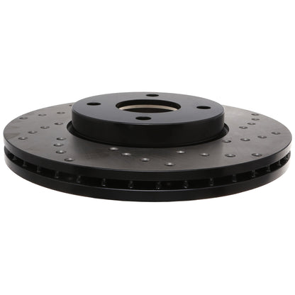 StopTech Sport Cryo Cross Drilled Brake Rotor; Front Left