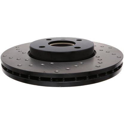 StopTech Sport Cryo Cross Drilled Brake Rotor; Front Right