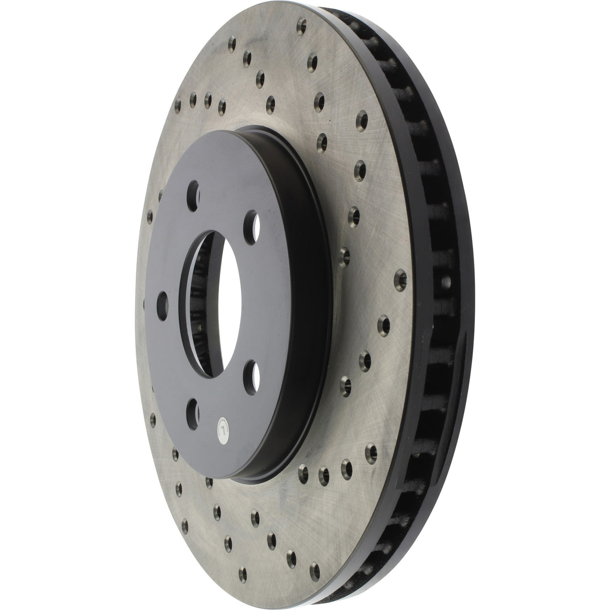 StopTech Sport Cryo Cross Drilled Brake Rotor; Front Left