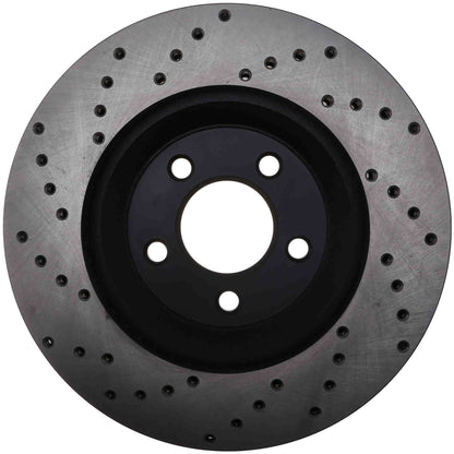 StopTech Sport Cryo Cross Drilled Brake Rotor; Front Left