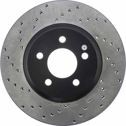 StopTech Sport Cryo Cross Drilled Brake Rotor; Front Right