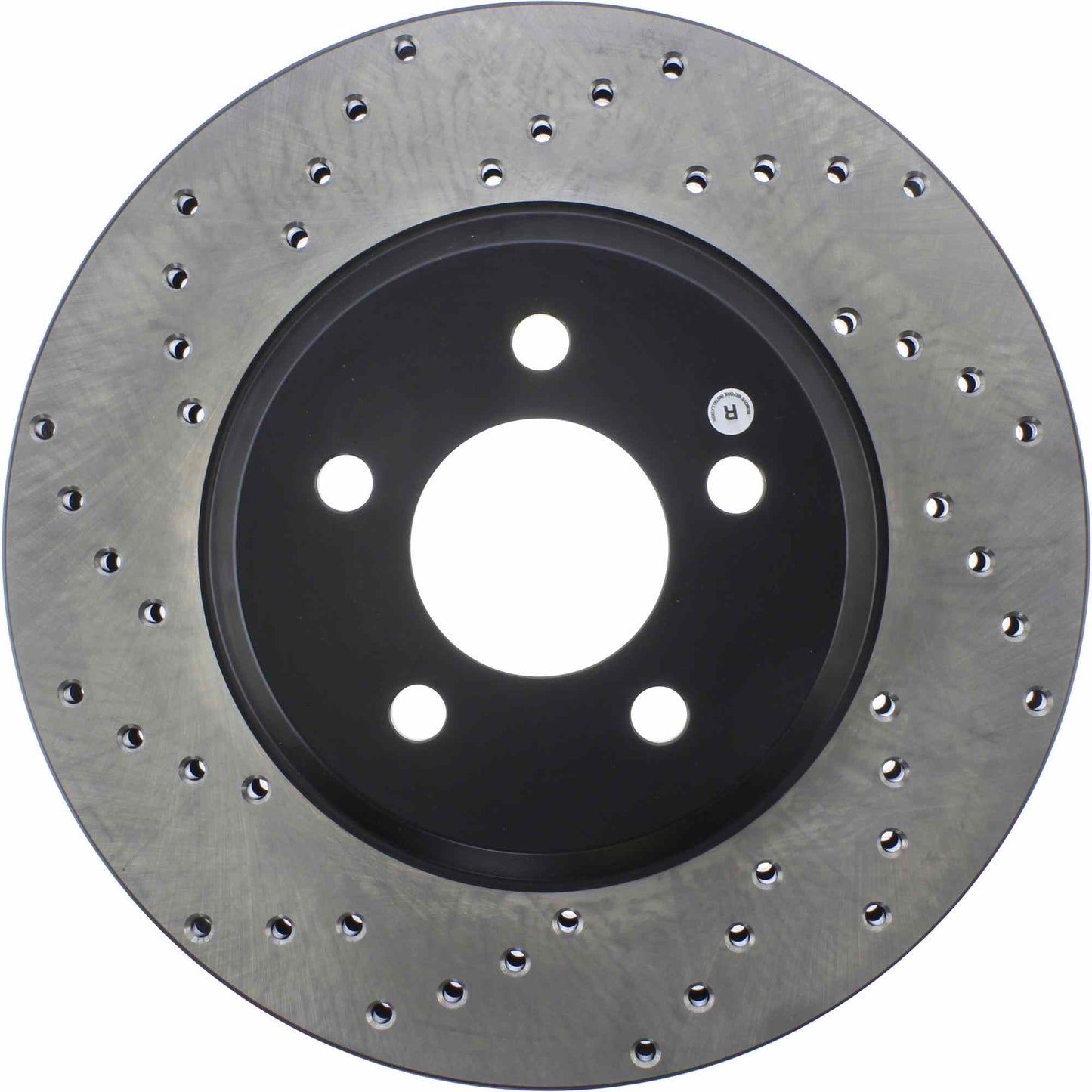 StopTech Sport Cross Drilled Brake Rotor; Front Right