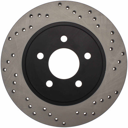 StopTech  Sport Cryo Cross Drilled Brake Rotor; Rear Right