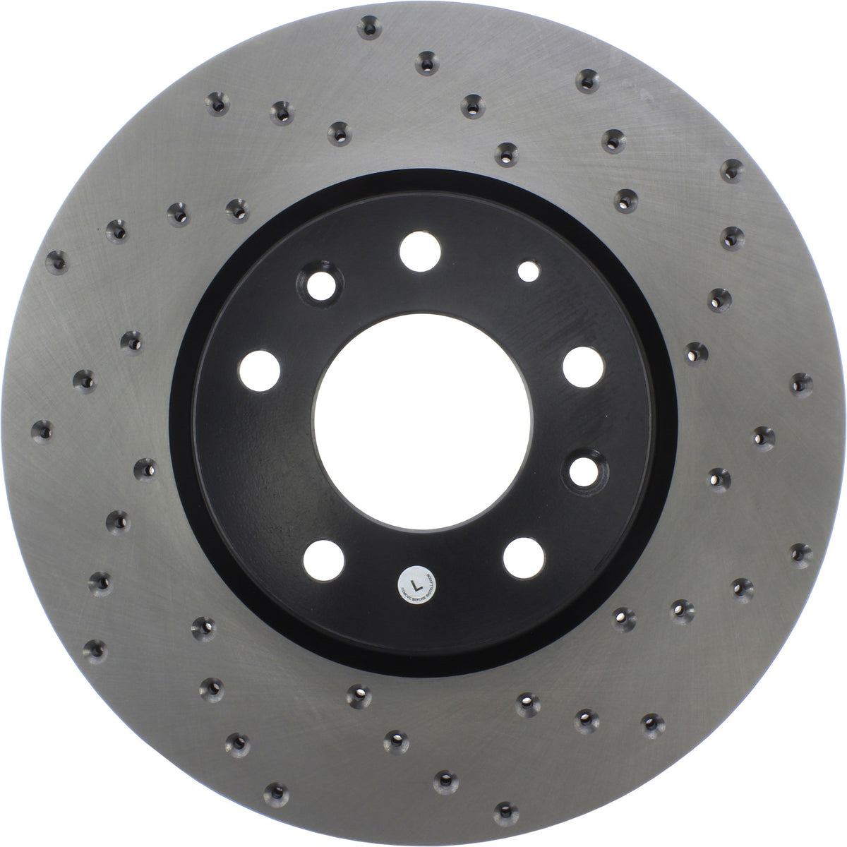 StopTech Sport Cryo Cross Drilled Brake Rotor; Front Left