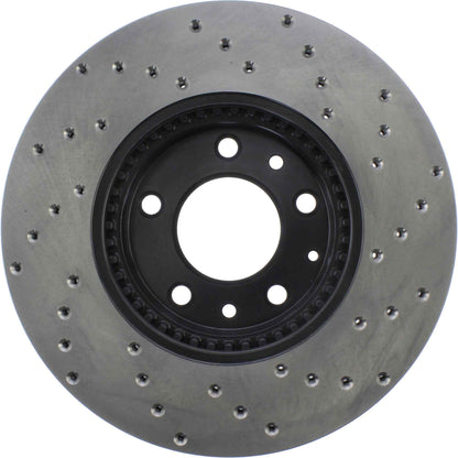 StopTech Sport Cryo Cross Drilled Brake Rotor; Front Right