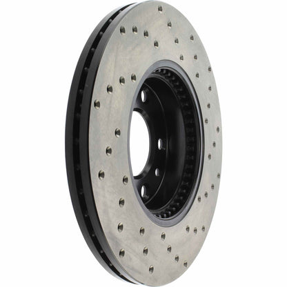 StopTech Sport Cryo Cross Drilled Brake Rotor; Front Right