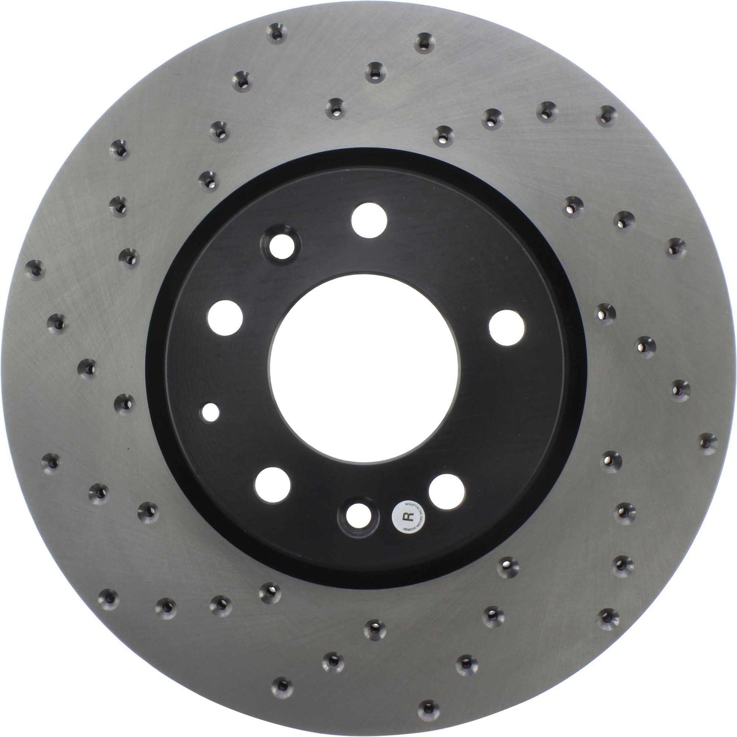 StopTech Sport Cross Drilled Brake Rotor; Front Right