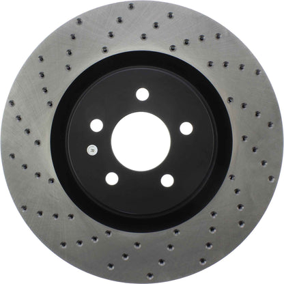 StopTech Sport Cryo Cross Drilled Brake Rotor; Front Right