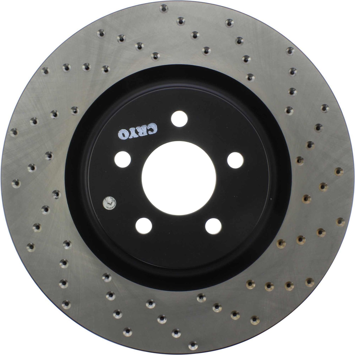 StopTech Sport Cross Drilled Brake Rotor; Front Left