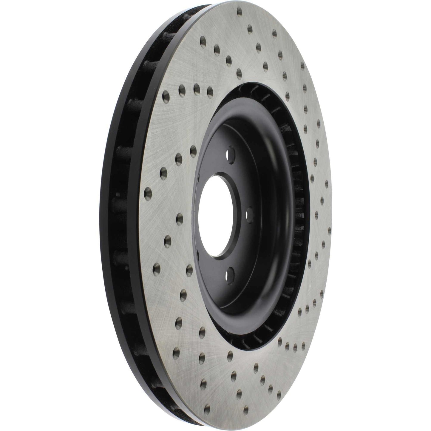 StopTech Sport Cross Drilled Brake Rotor; Front Right