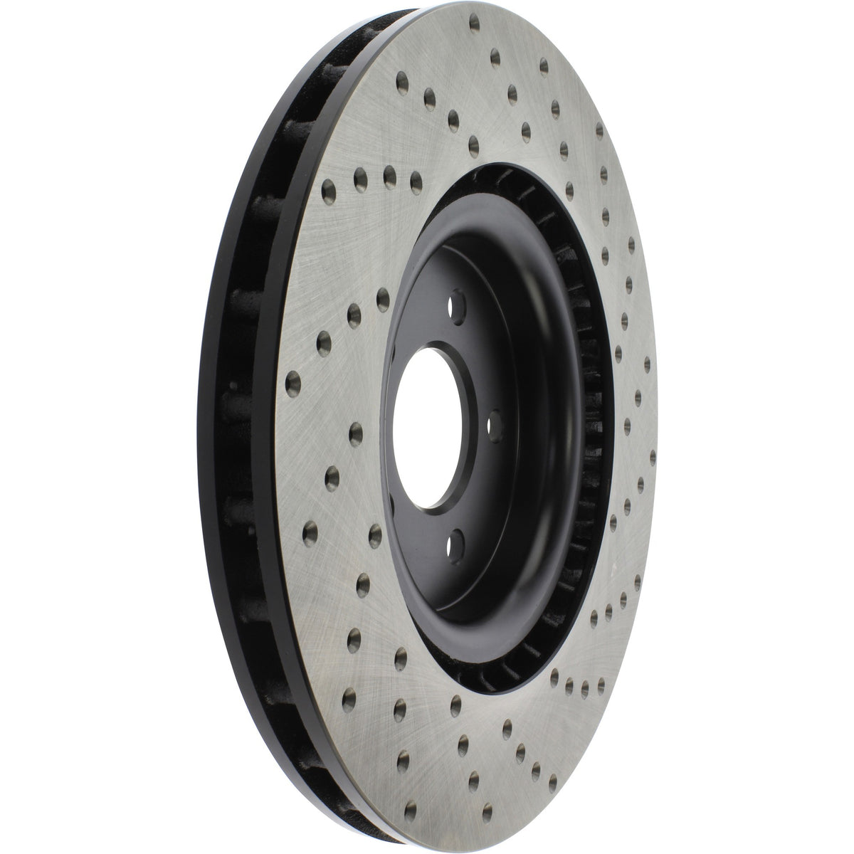 StopTech Sport Cross Drilled Brake Rotor; Front Right