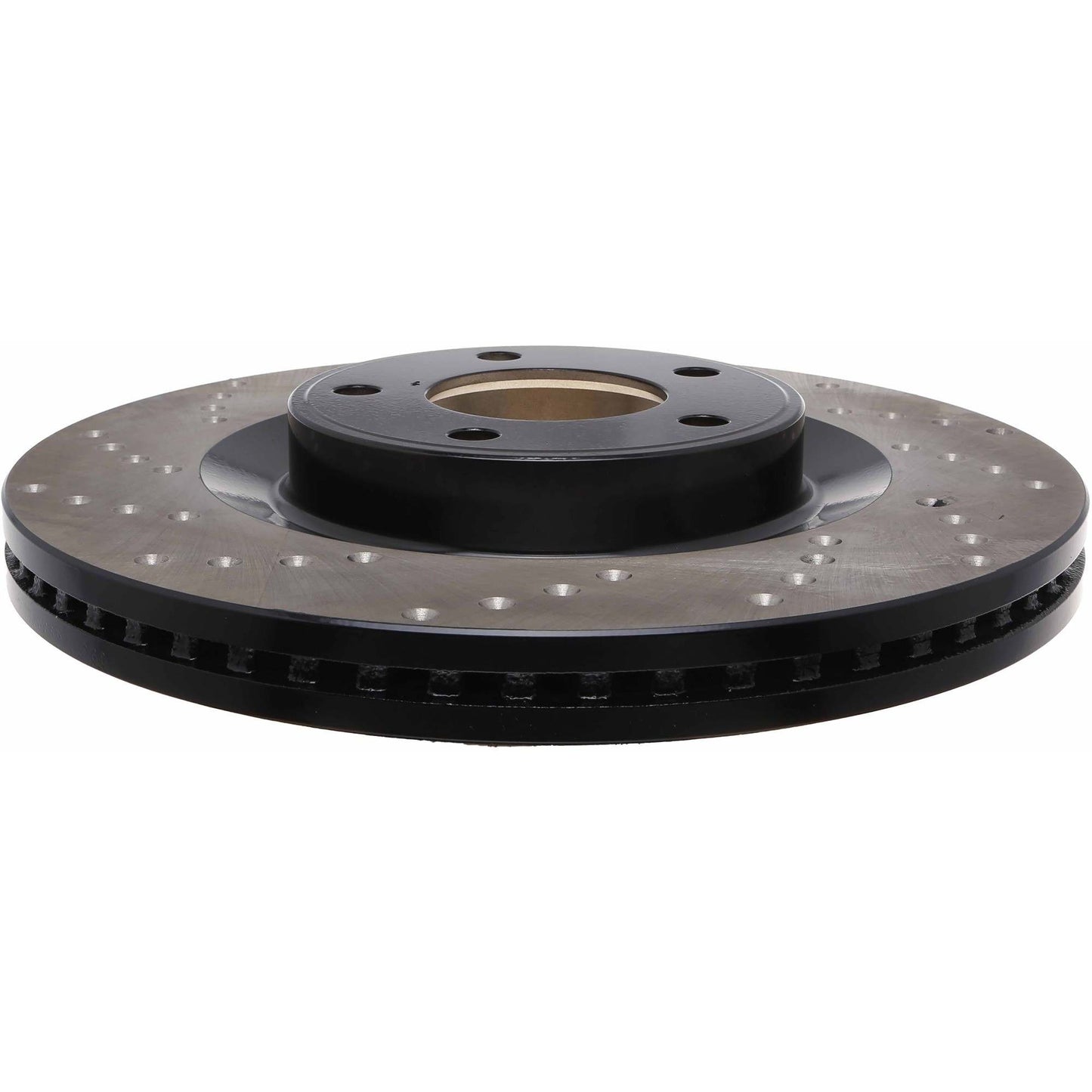 StopTech Sport Cross Drilled Brake Rotor; Front Right
