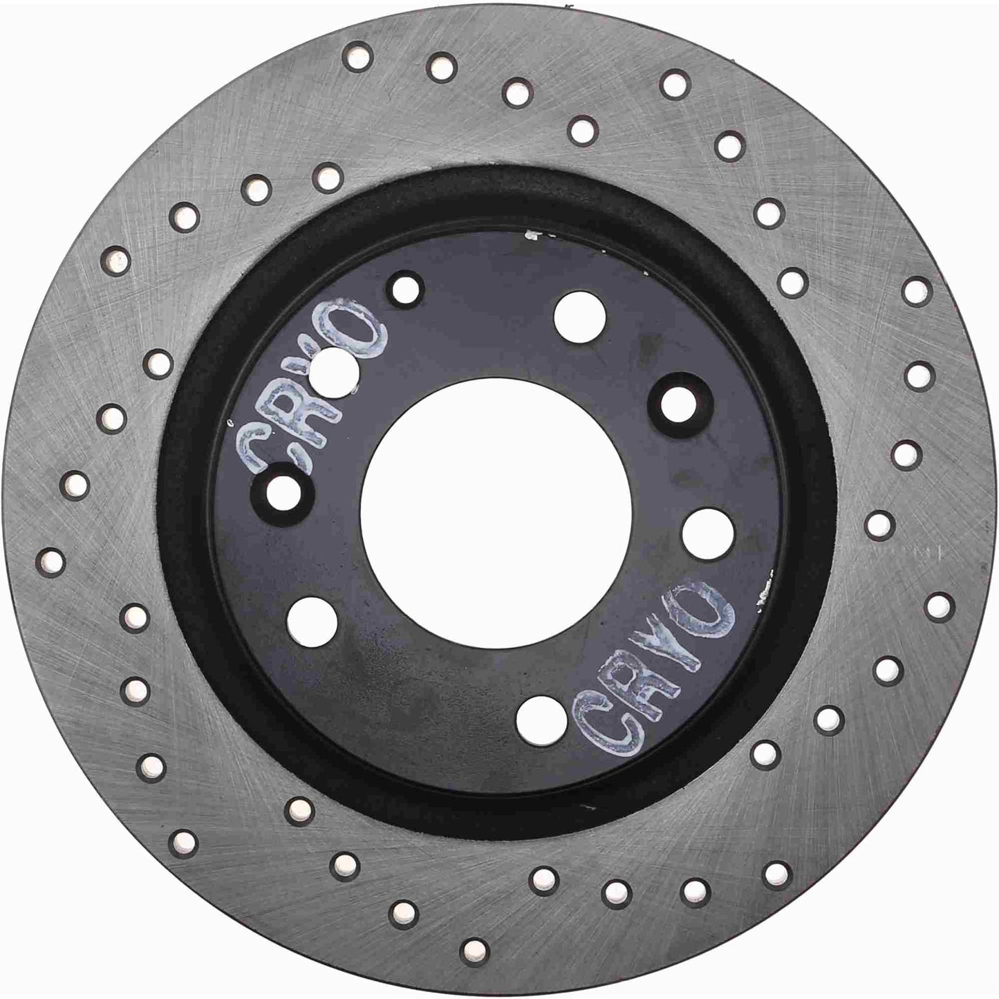 StopTech Sport Cryo Cross Drilled Brake Rotor; Rear Left
