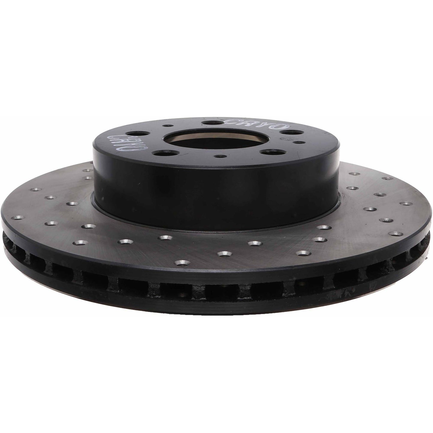 StopTech Sport Cryo Cross Drilled Brake Rotor; Rear Right