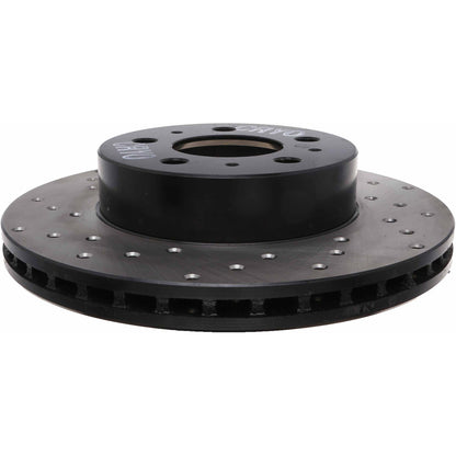 StopTech Sport Cryo Cross Drilled Brake Rotor; Rear Right
