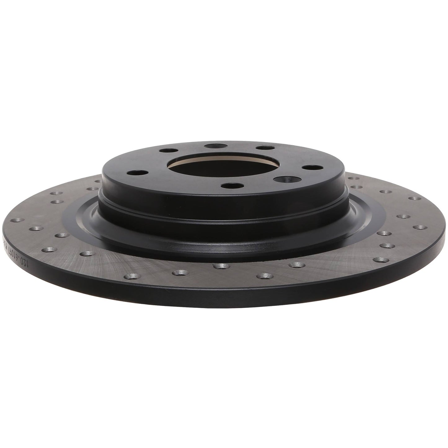 StopTech Sport Cross Drilled Brake Rotor; Rear Right