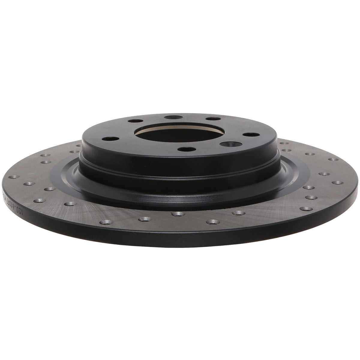StopTech Sport Cross Drilled Brake Rotor; Rear Right