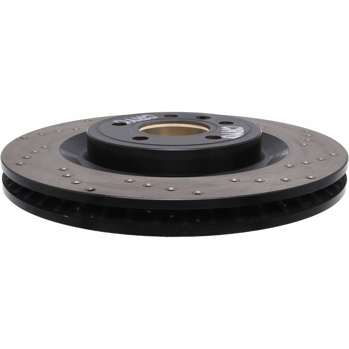 StopTech Sport Cryo Cross Drilled Brake Rotor; Front Left