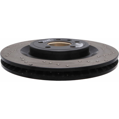 StopTech Sport Cryo Cross Drilled Brake Rotor; Front Left