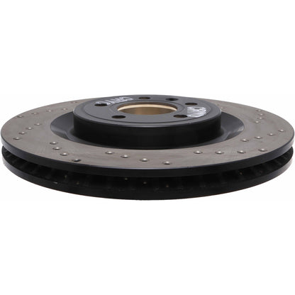 StopTech Sport Cryo Cross Drilled Brake Rotor; Front Left