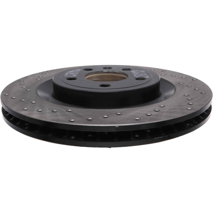 StopTech Sport Cryo Cross Drilled Brake Rotor; Front Right