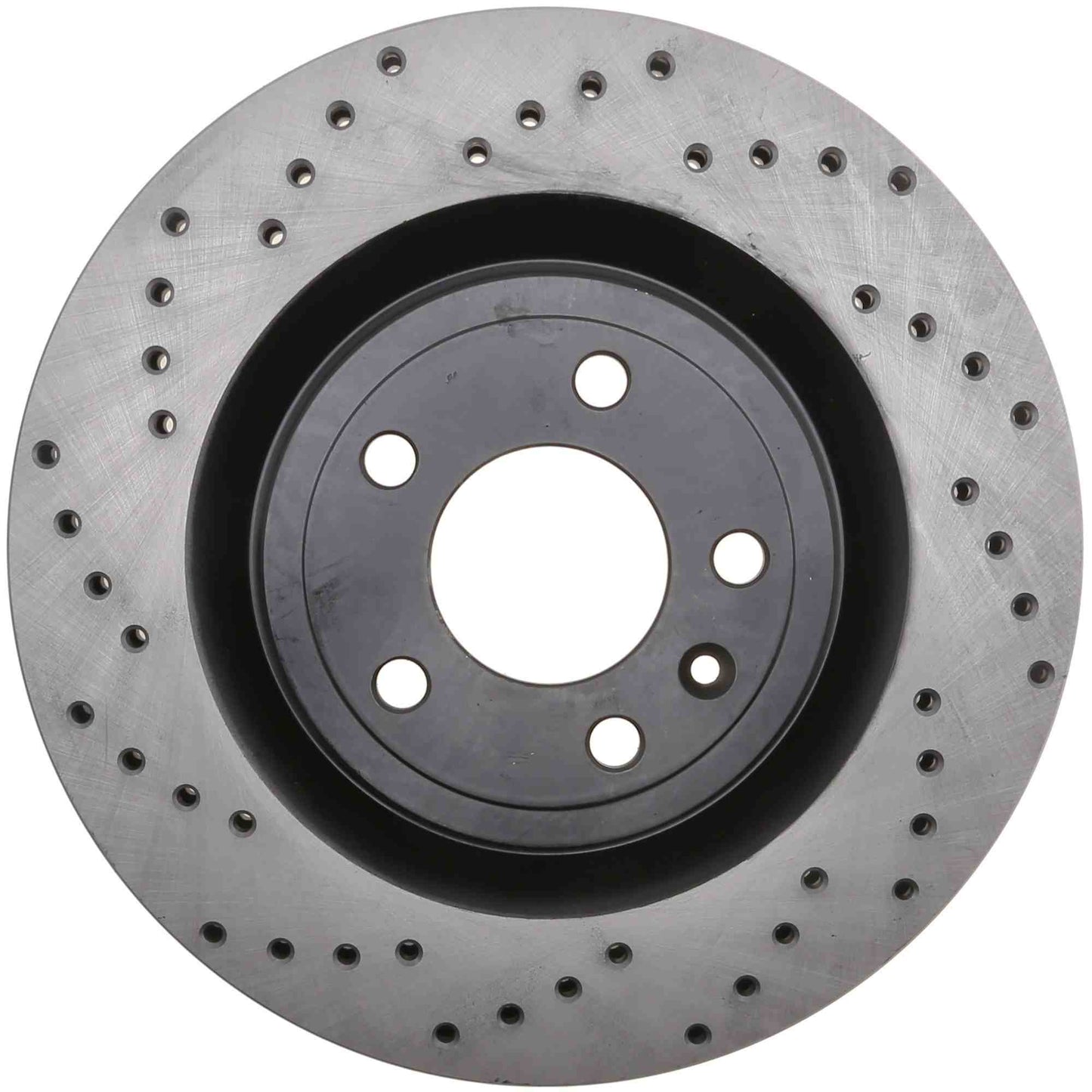 StopTech Sport Cross Drilled Brake Rotor; Front Right