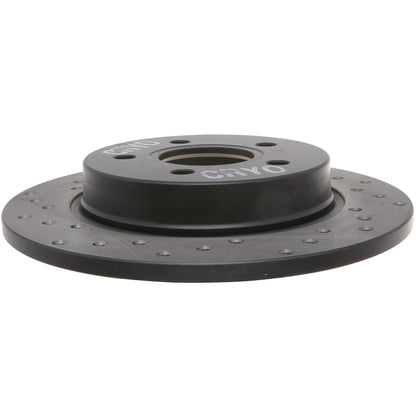 StopTech Sport Cryo Cross Drilled Brake Rotor; Rear Right