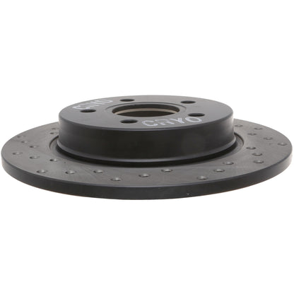 StopTech Sport Cryo Cross Drilled Brake Rotor; Rear Right