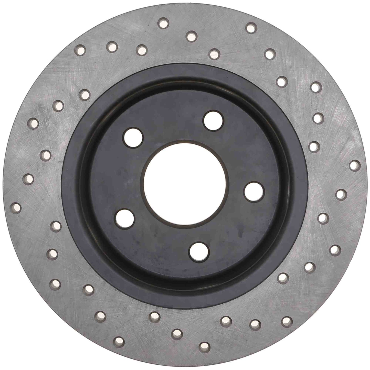 StopTech Sport Cryo Cross Drilled Brake Rotor; Rear Right