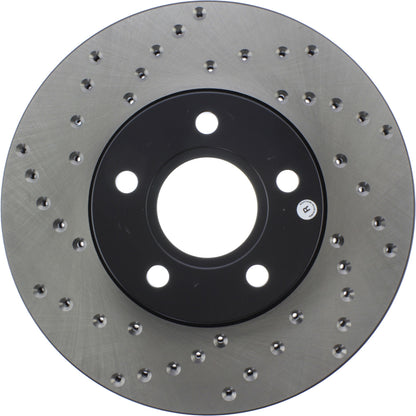 StopTech Sport Cryo Cross Drilled Brake Rotor; Front Right